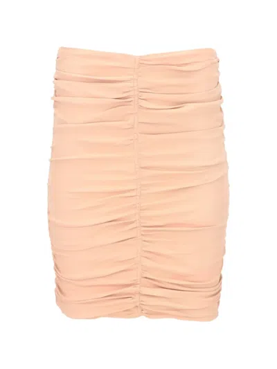 Tom Ford Ruched Mini Skirt In Pink