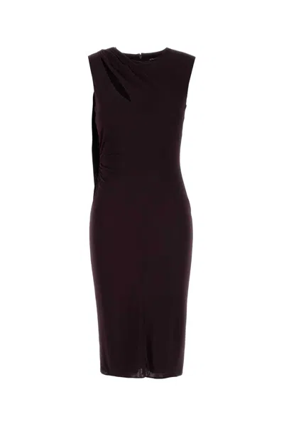 Tom Ford Viscose Crepe Jersey Cocktail Dress In Purple