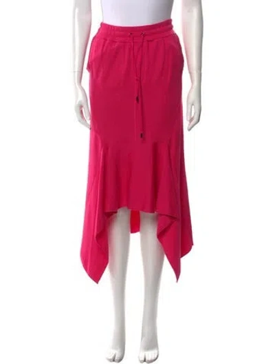 Pre-owned Tom Ford Ruffle Embellishment Midi Length Skirt In Pink