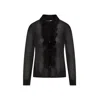 TOM FORD TOM FORD RUFFLE KNIT SHIRT