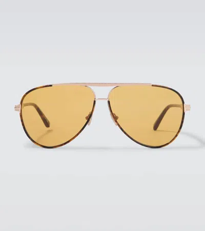 Tom Ford Rupert-02 Aviator Sunglasses In Neutral