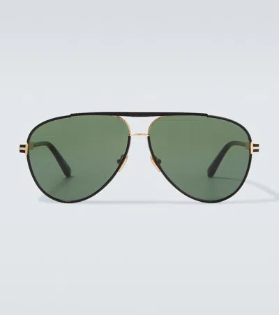 Tom Ford Rupert-02 Aviator Sunglasses In Black