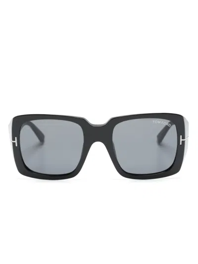 Tom Ford Ryder Square-frame Sunglasses In Black
