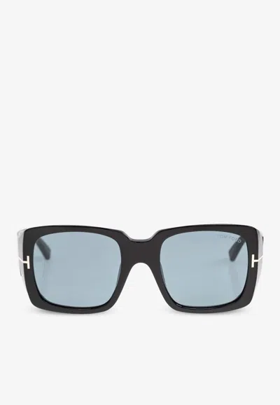 Tom Ford Ryder Square Sunglasses In Blue
