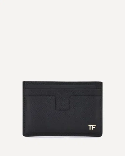 TOM FORD SAFFIANO LEATHER CARD HOLDER