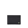 Tom Ford Grained Leather Classic Card Holder Accessories In Blue