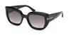 Tom Ford Saltzman Smoke Gradient Cat Eye Ladies Sunglasses Ft1192 01b 53 In Black
