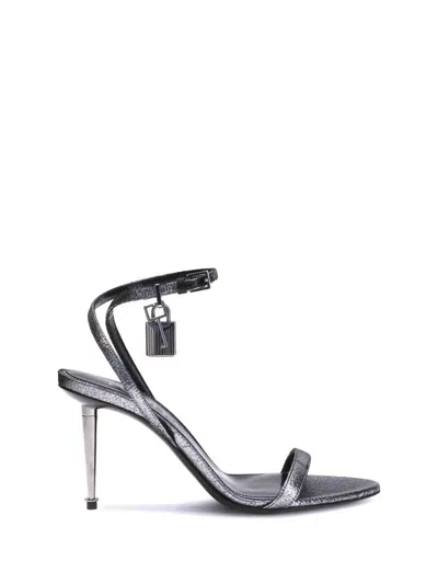 Tom Ford Sandals In Silver
