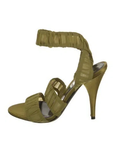 Pre-owned Tom Ford Sandals In Green