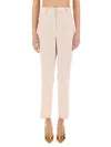 Tom Ford Pressed Crease Trousers In Powder
