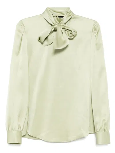 Tom Ford Satin Bow-detail Blouse