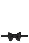 Tom Ford Satin Bow Tie In Black