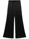 Tom Ford Satin Cargo Pants In Black