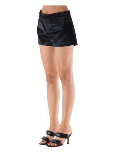 Tom Ford Satin-effect Mini Shorts In Black