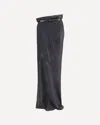 Tom Ford Silk Satin Long Skirt In Black