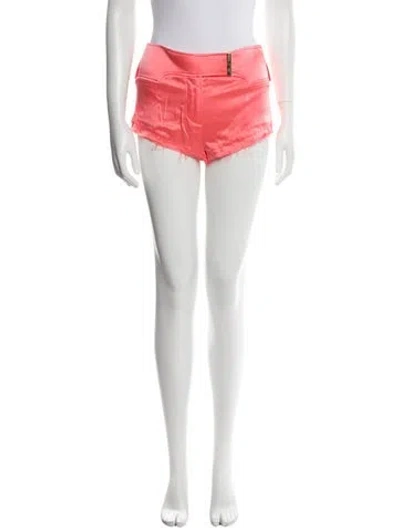 Pre-owned Tom Ford Satin Mini Shorts In Pink