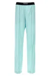 Tom Ford Elastic Waist Pleated Trousers Pockets In Gray