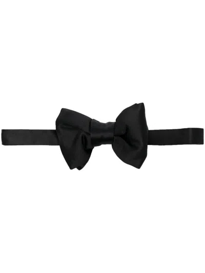 Tom Ford Satin Papillon Accessories In Black