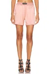 Tom Ford Shorts Mit Logo-patch In Blush