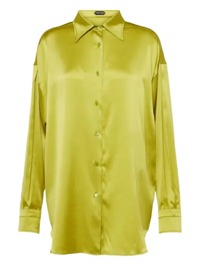 Tom Ford Green Button Shirt