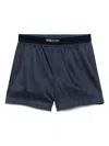 Tom Ford Logo-waistband Boxer Shorts In Blue