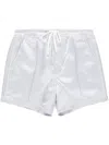 Tom Ford Satin Shorts In Blue
