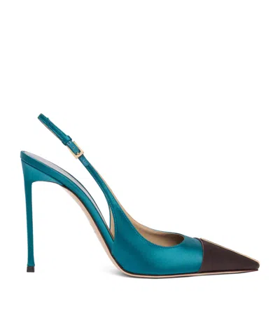 Tom Ford Satin T Slingback Pumps