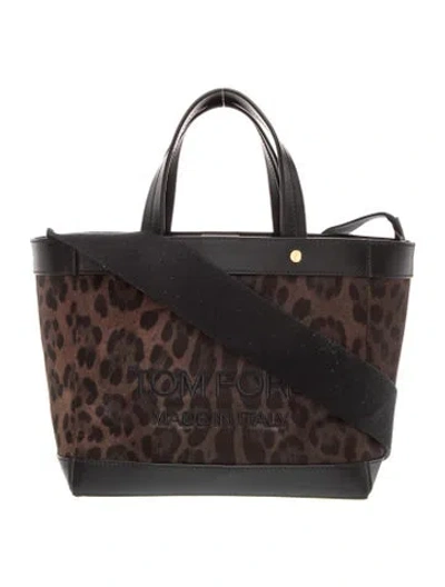Pre-owned Tom Ford Satin Top Handle Bag In Multi