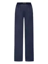 Tom Ford Navy Stretch Silk Satin Lounge Pants