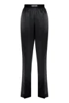 Tom Ford Black Straight Cut Trousers In Black