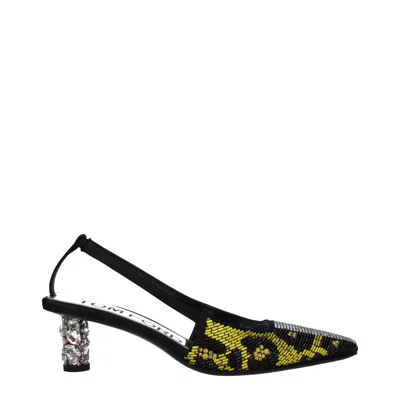 Tom Ford Satin Women's Sandal In Yellow