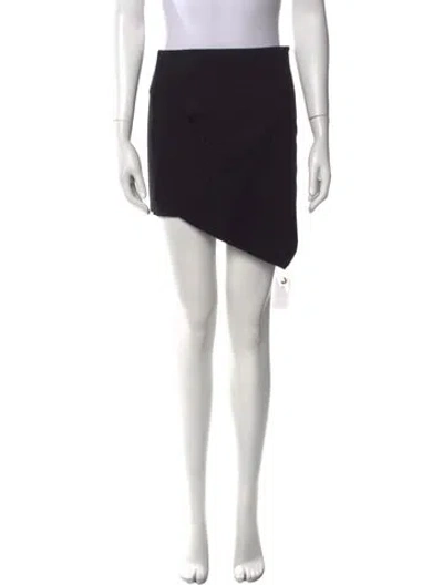 Pre-owned Tom Ford Scalloped Accent Mini Skirt In Black