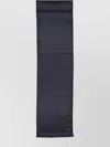 Tom Ford Scarf Dotted Fringed Edges In Gray