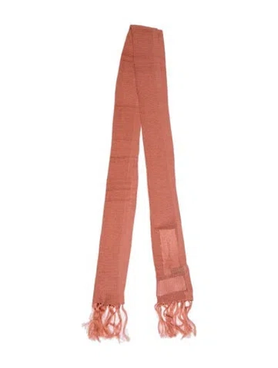 Pre-owned Tom Ford Scarf In Orange