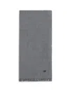 Tom Ford Wool Scarf In Gray