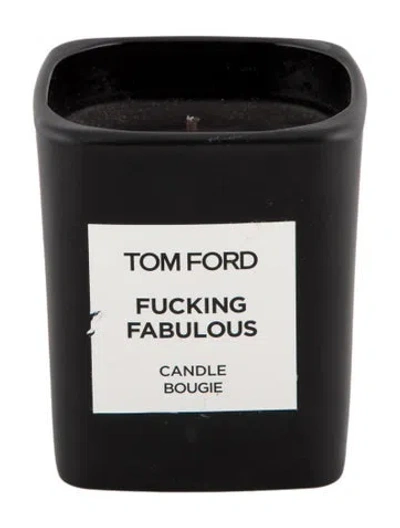 Pre-owned Tom Ford Scented Candle In Black