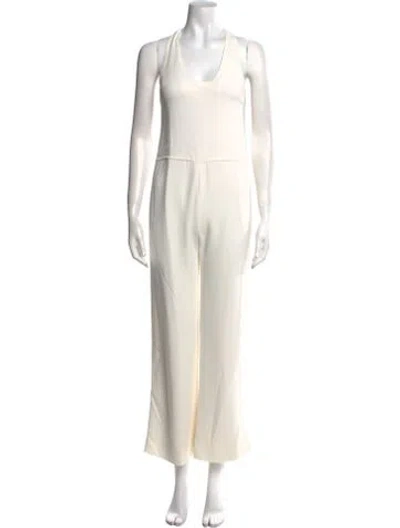 Pre-owned Tom Ford Scoop Neck Jumpsuit In Neutral