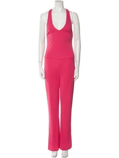 Pre-owned Tom Ford Scoop Neck Jumpsuit In Pink