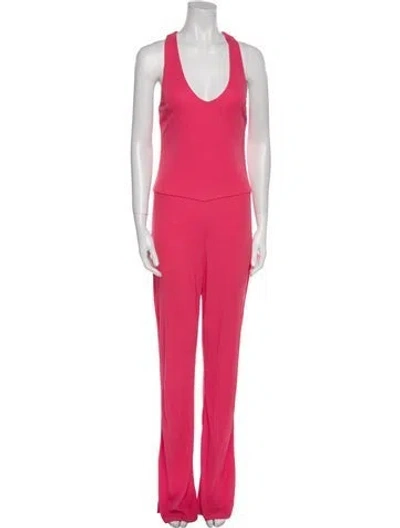 Pre-owned Tom Ford Scoop Neck Jumpsuit In Pink