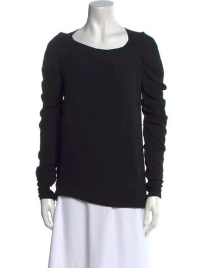Pre-owned Tom Ford Scoop Neck Long Sleeve Sweatshirt In Black