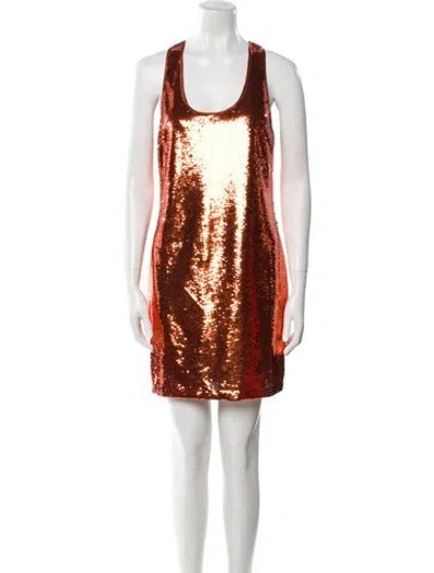 Pre-owned Tom Ford Scoop Neck Mini Dress