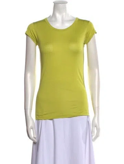 Pre-owned Tom Ford Scoop Neck Short Sleeve T-shirt In Green