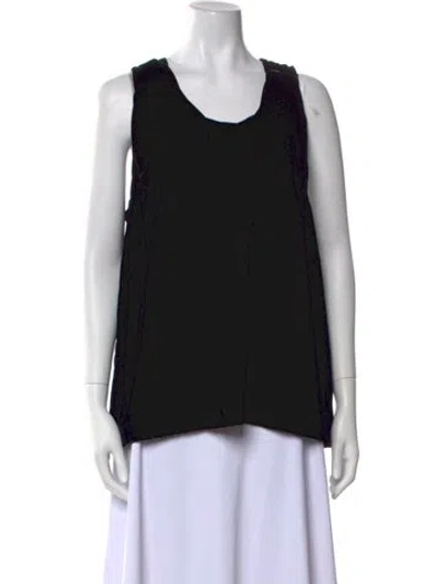 Pre-owned Tom Ford Scoop Neck Sleeveless Top In Black
