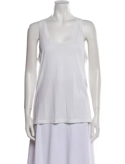 Pre-owned Tom Ford Scoop Neck Sleeveless Top In Neutral