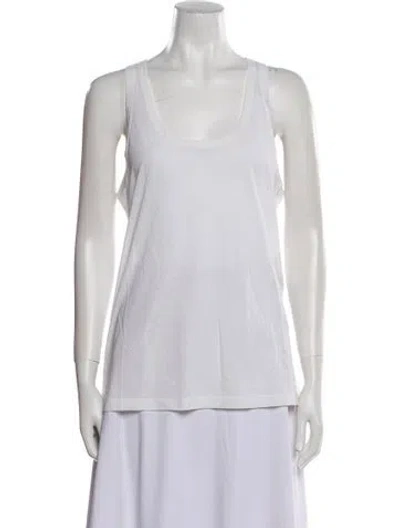 Pre-owned Tom Ford Scoop Neck Sleeveless Top In Neutral