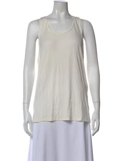 Pre-owned Tom Ford Scoop Neck Sleeveless Top In Neutral