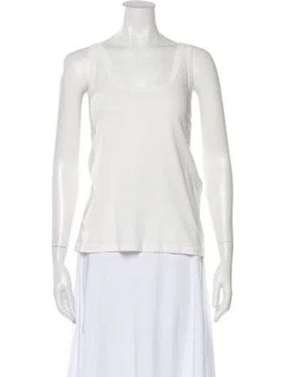 Pre-owned Tom Ford Scoop Neck Sleeveless Top In Neutral