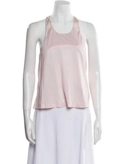 Pre-owned Tom Ford Scoop Neck Sleeveless Top In Pink