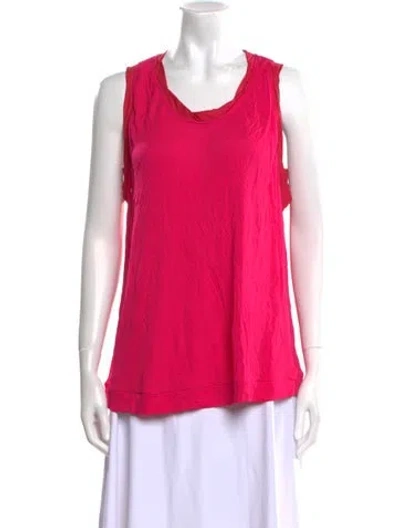 Pre-owned Tom Ford Scoop Neck Sleeveless Top In Pink