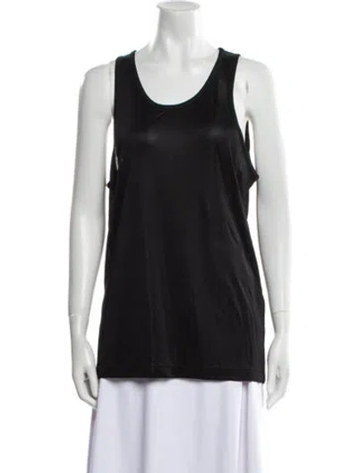 Pre-owned Tom Ford Scoop Neck Sleeveless Top W/ Tags In Black
